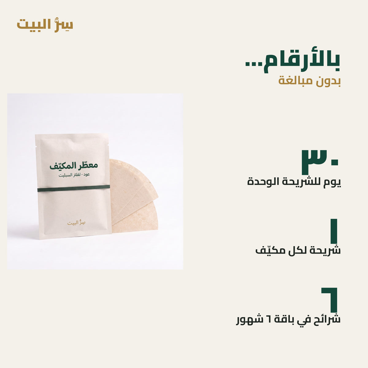 بالأرقام — ٣٠ يوم للشريحة وشريحة لكل مكيّف